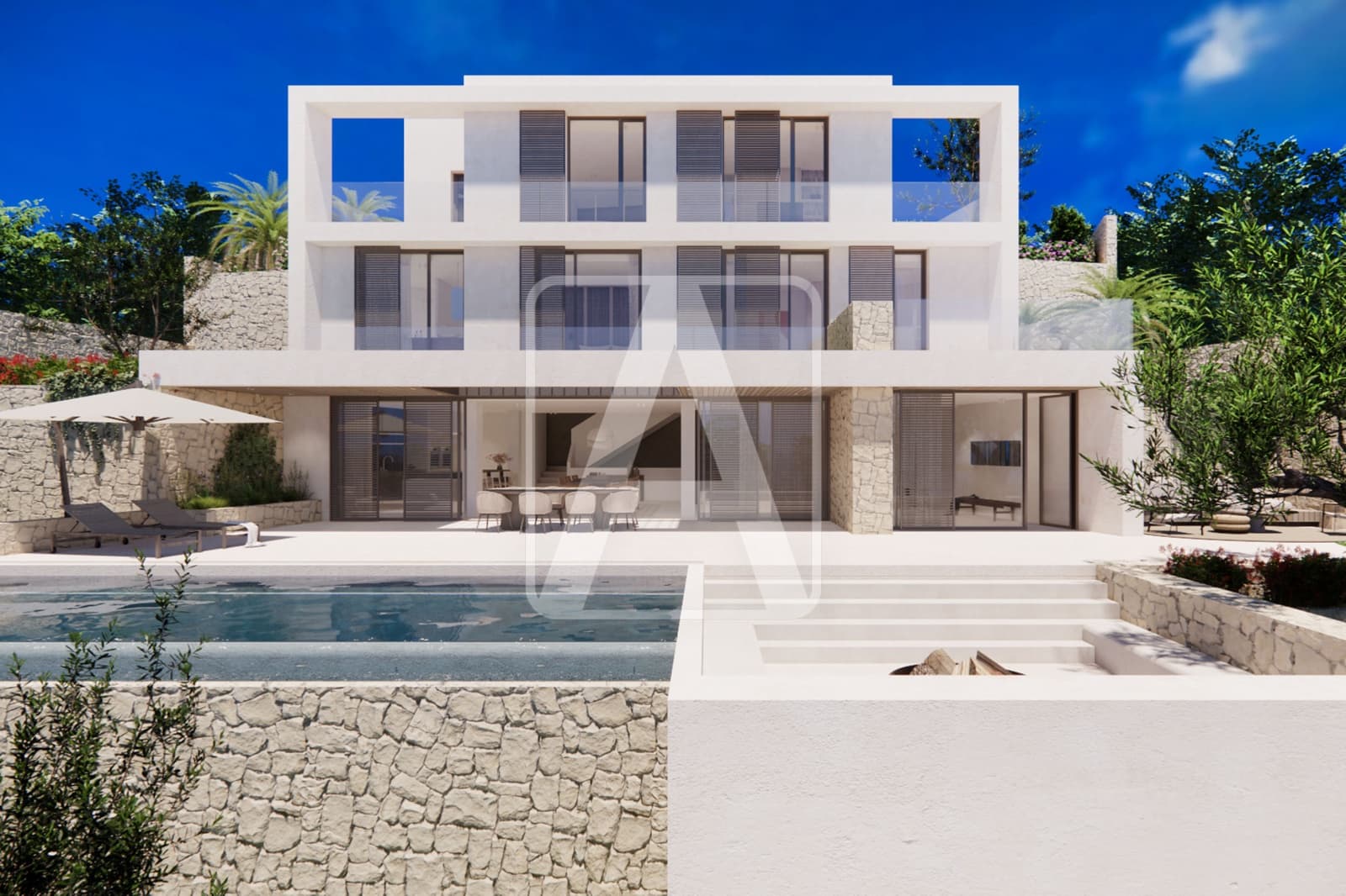 3 sovrum Villa till salu i Benissa med pool garage - 3 049 000 € (Ref: 8685511)