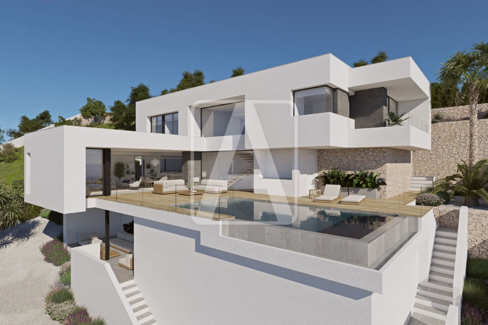 3 slaapkamer Villa te koop in Cumbre del Sol met zwembad garage - € 2.135.000 (Ref: 8705700)