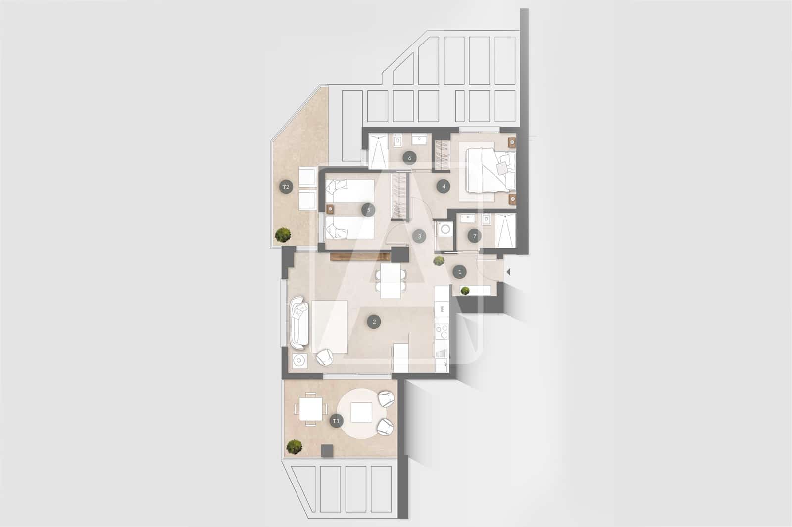 2 slaapkamer Appartement te koop in Calpe / Calp met zwembad garage - € 430.000 (Ref: 9013540)