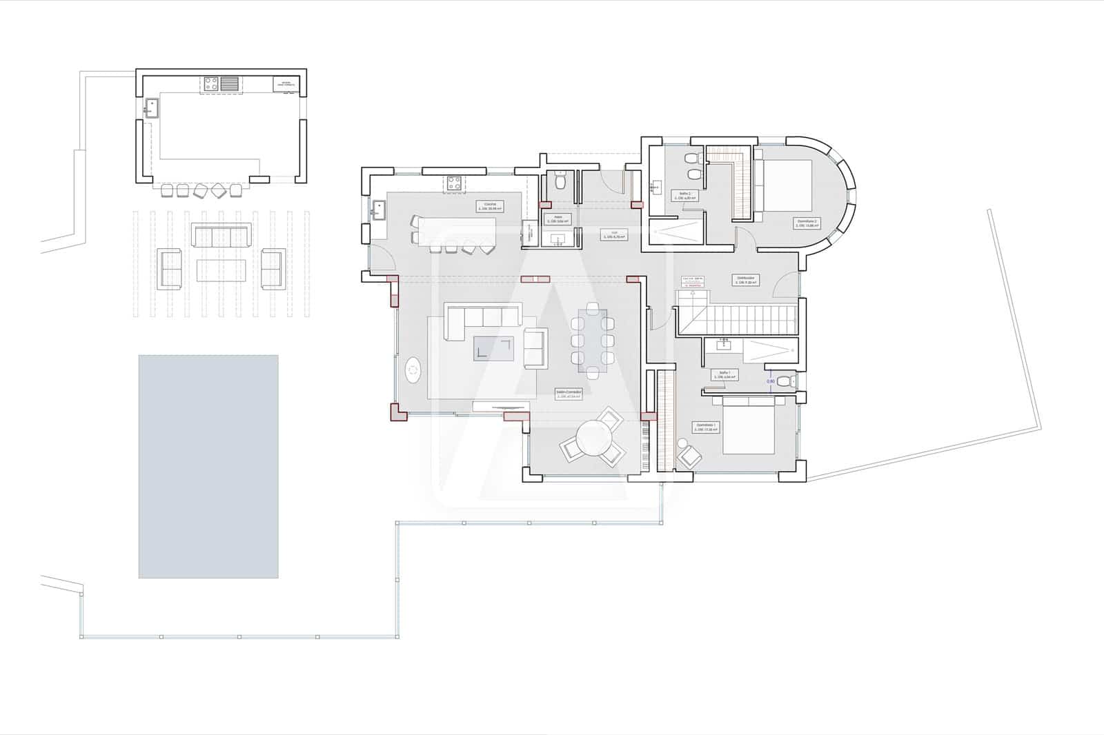 5 sovrum Finca/Hus på landet till salu i Benissa med pool garage - 1 975 000 € (Ref: 9028971)