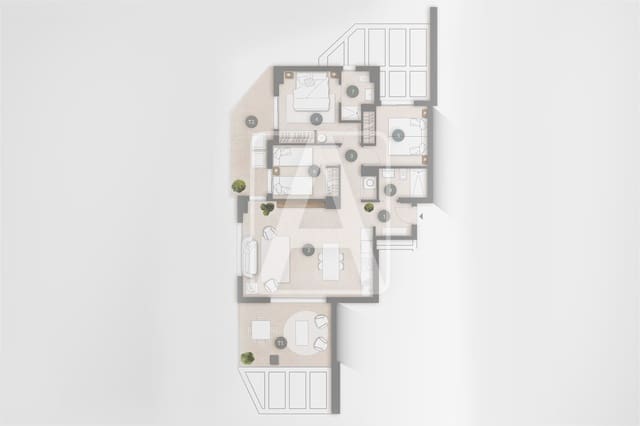 3 quarto Apartamento para venda em Calpe / Calp com piscina garagem - 572 000 € (Ref: 9028974)