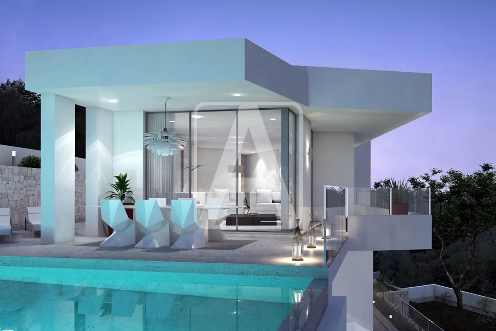 3 soverom Villa til salgs i Moraira med svømmebasseng garasje - € 1 095 000 (Ref: 9100316)