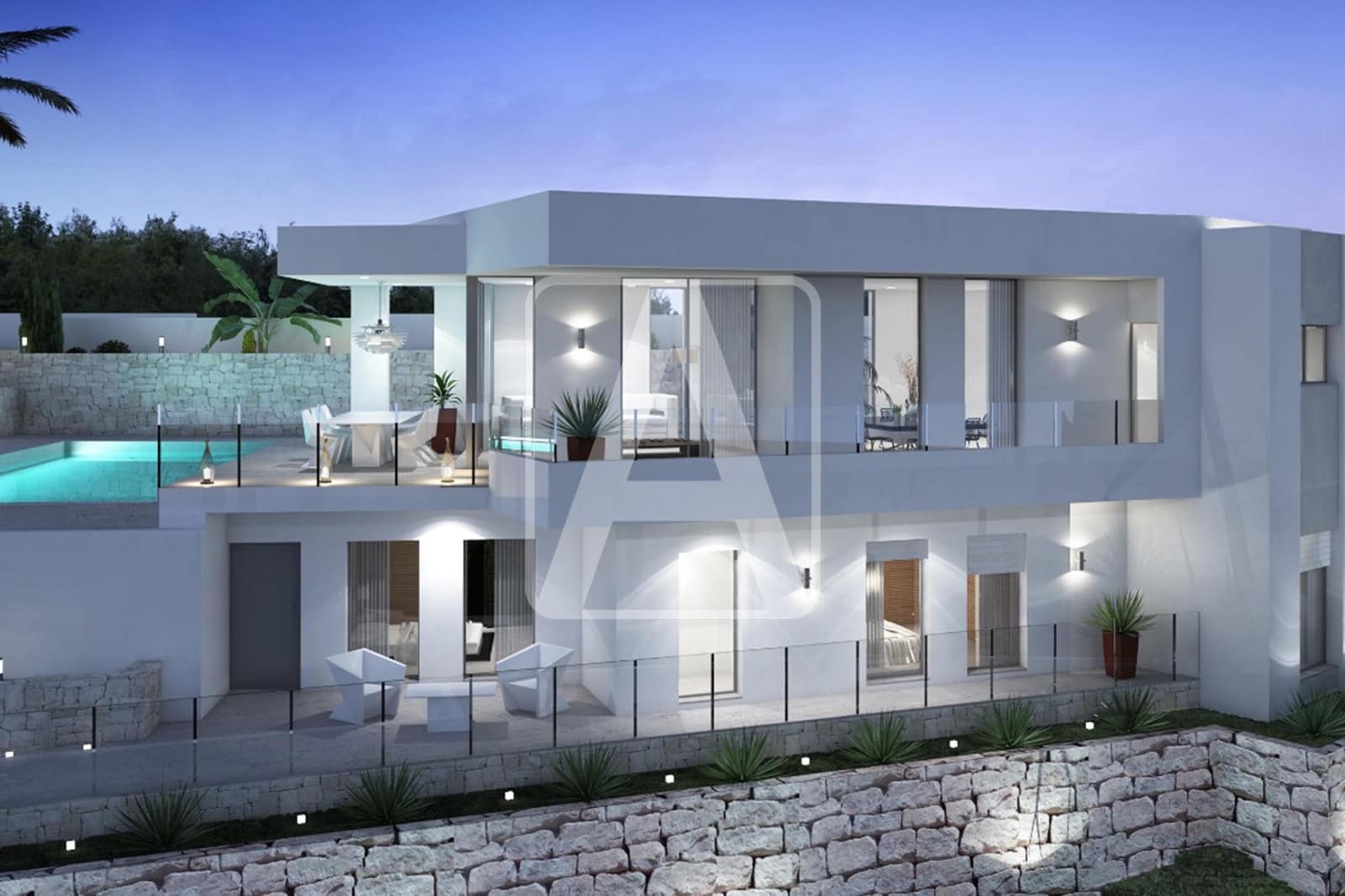 3 soverom Villa til salgs i Moraira med svømmebasseng garasje - € 1 095 000 (Ref: 9100316)