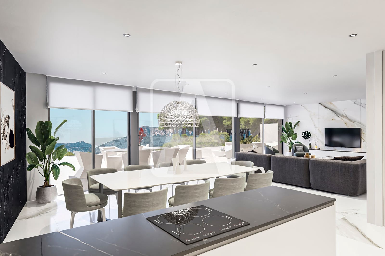 4 soverom Villa til salgs i Benissa med svømmebasseng garasje - € 3 300 000 (Ref: 9111503)