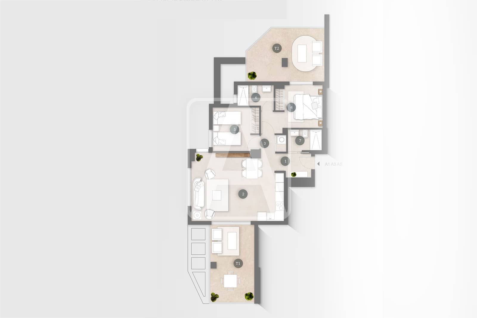 Apartamento de 2 habitaciones en Calpe / Calp en venta con piscina garaje - 486.000 € (Ref: 9126279)