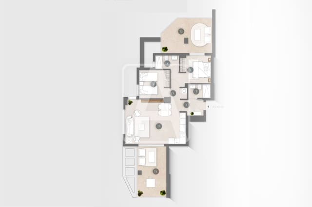 2 bedroom Apartment for sale in Calpe / Calp with pool garage - € 486,000 (Ref: 9126279)