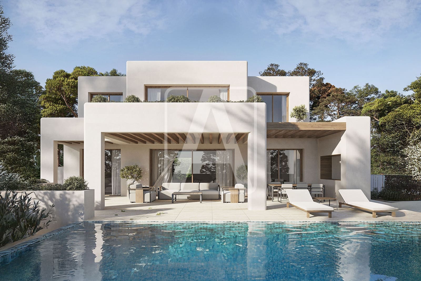 4 sypialnia Willa na sprzedaż w Benissa z basenem garażem - 2 175 000 € (Ref: 9172518)