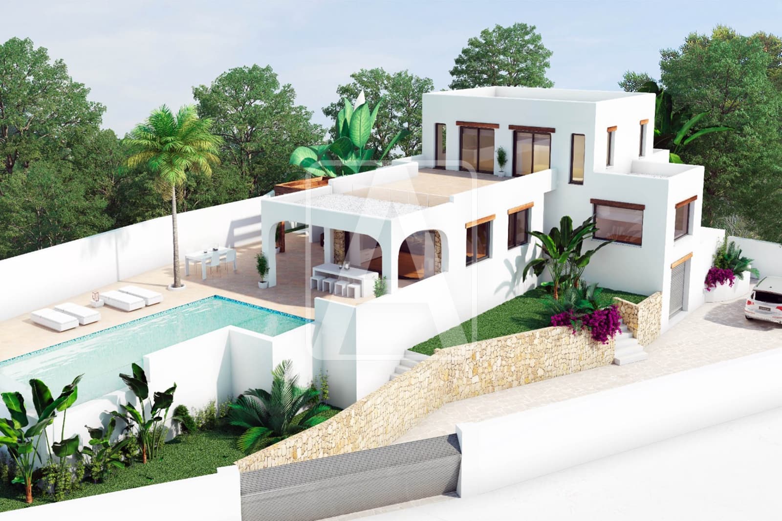 4 sypialnia Willa na sprzedaż w Moraira z basenem garażem - 1 950 000 € (Ref: 9193310)