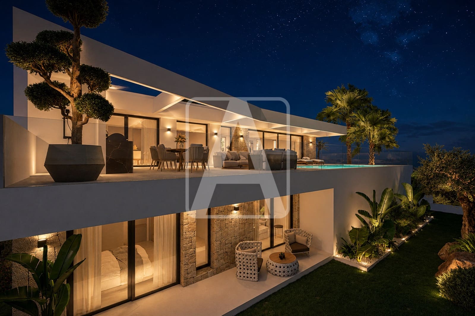 3 camera da letto Villa in vendita in Calpe / Calp con piscina garage - 1.290.000 € (Rif: 9193313)