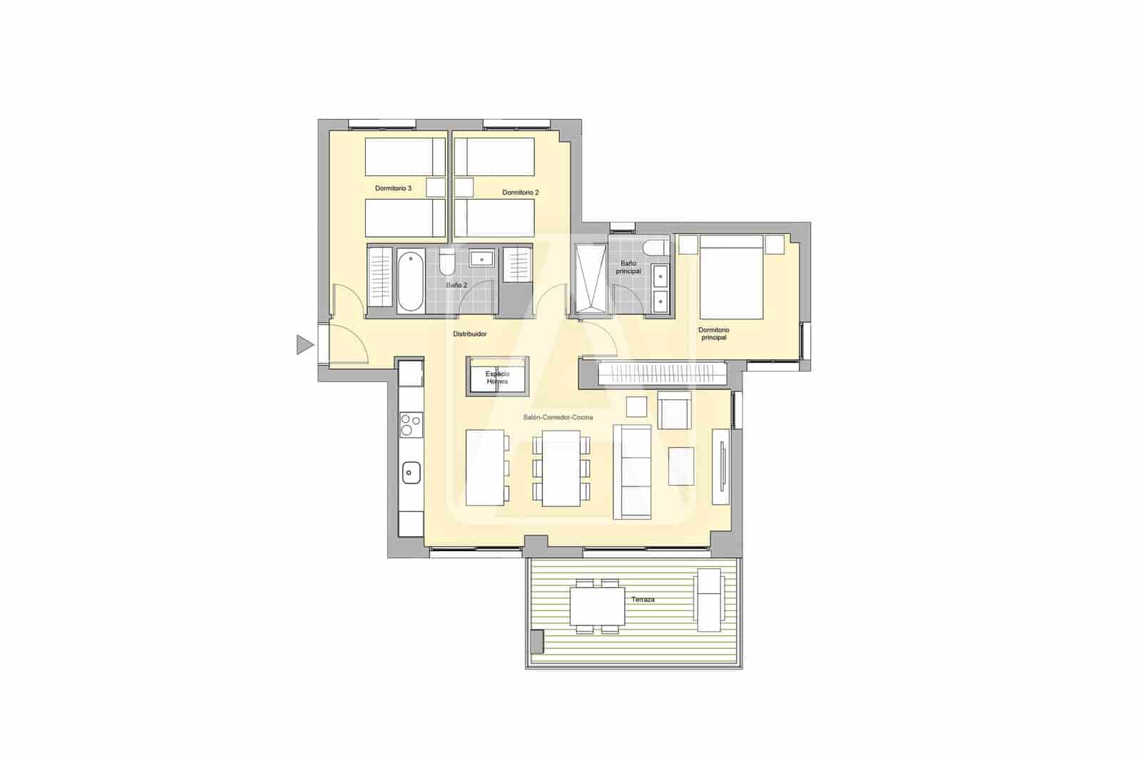 3 Zimmer Apartment zu verkaufen in Calpe / Calp mit Pool Garage - 480.000 € (Ref: 9228061)