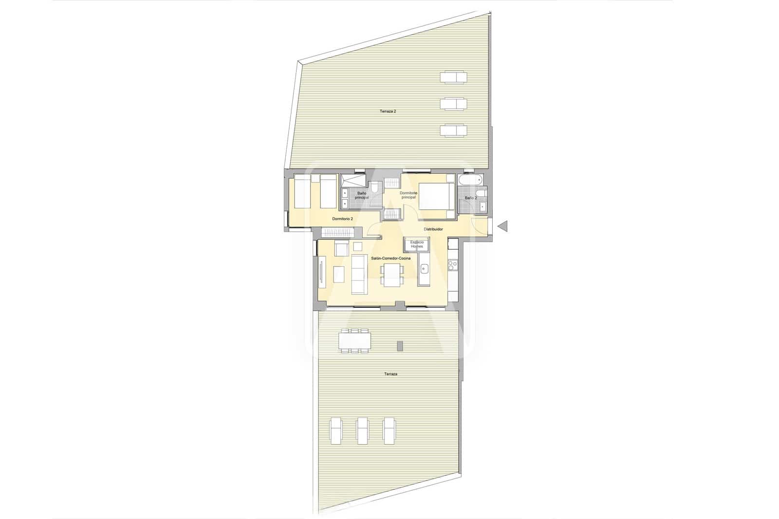 2 quarto Apartamento para venda em Calpe / Calp com piscina garagem - 443 000 € (Ref: 9228065)
