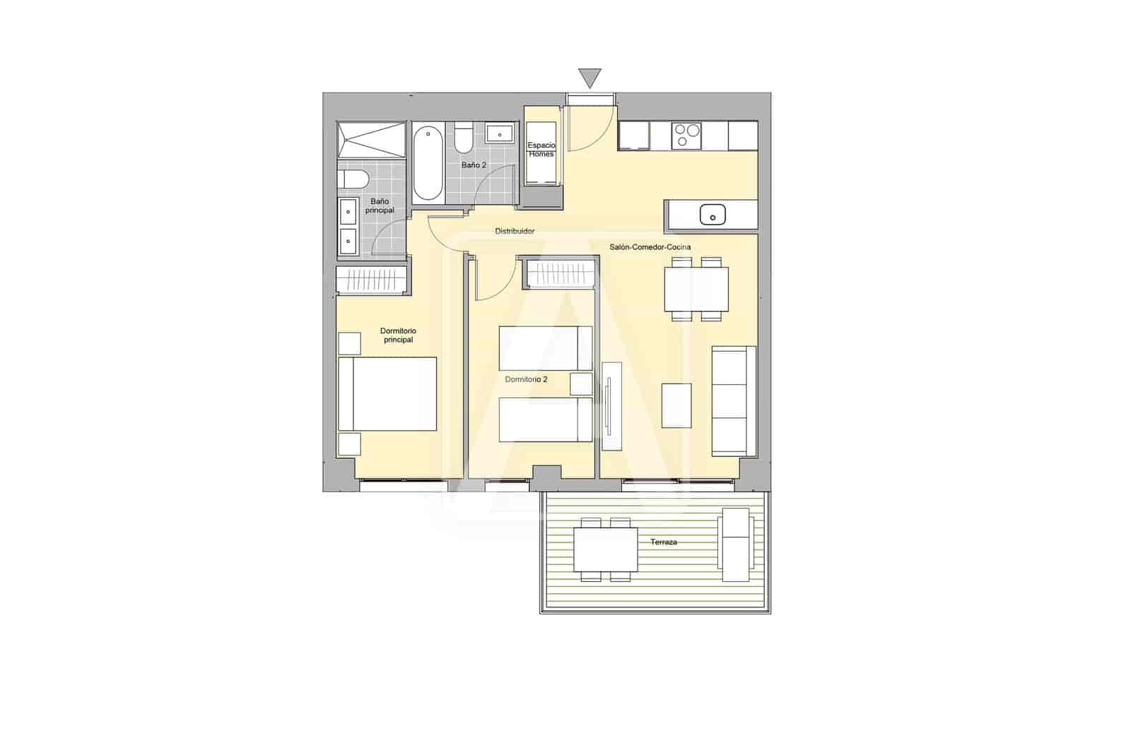 2 soveværelse Lejlighed til salg i Calpe / Calp med swimmingpool garage - € 401.000 (Ref: 9228067)