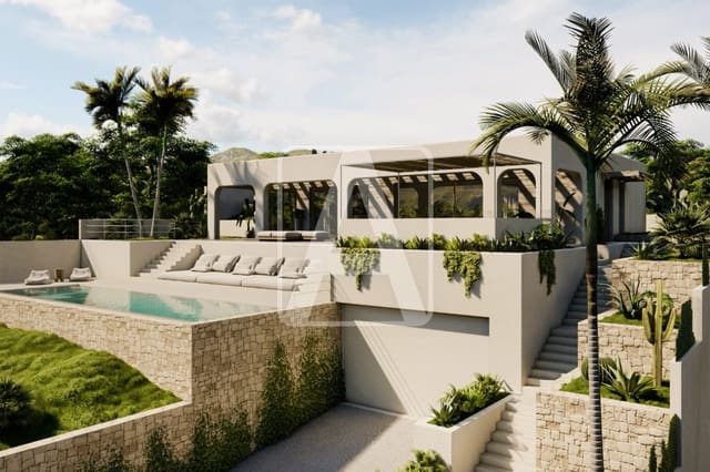 3 soverom Villa til salgs i Teulada Pueblo, Teulada-Moraira med svømmebasseng garasje - € 1 957 000 (Ref: 9242283)