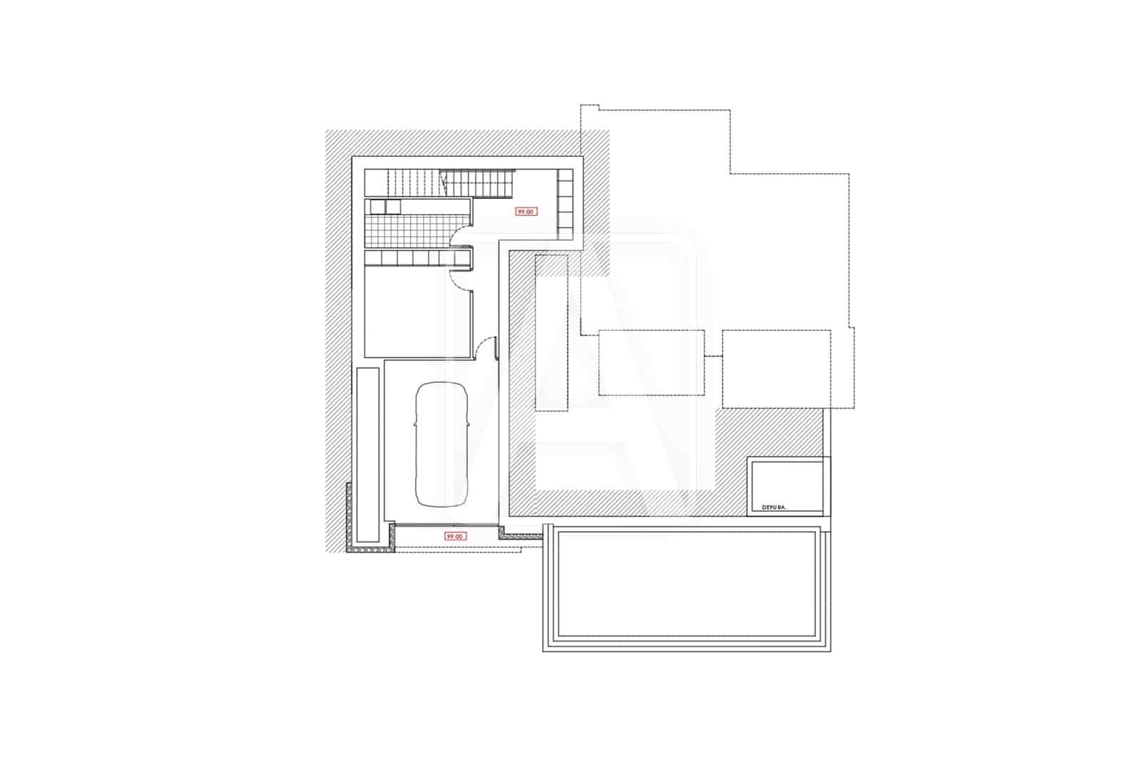 4 makuuhuone Huvila myytävänä paikassa Benissa mukana uima-altaan 
autotalli - 1 890 000 € (Ref: 9242482)