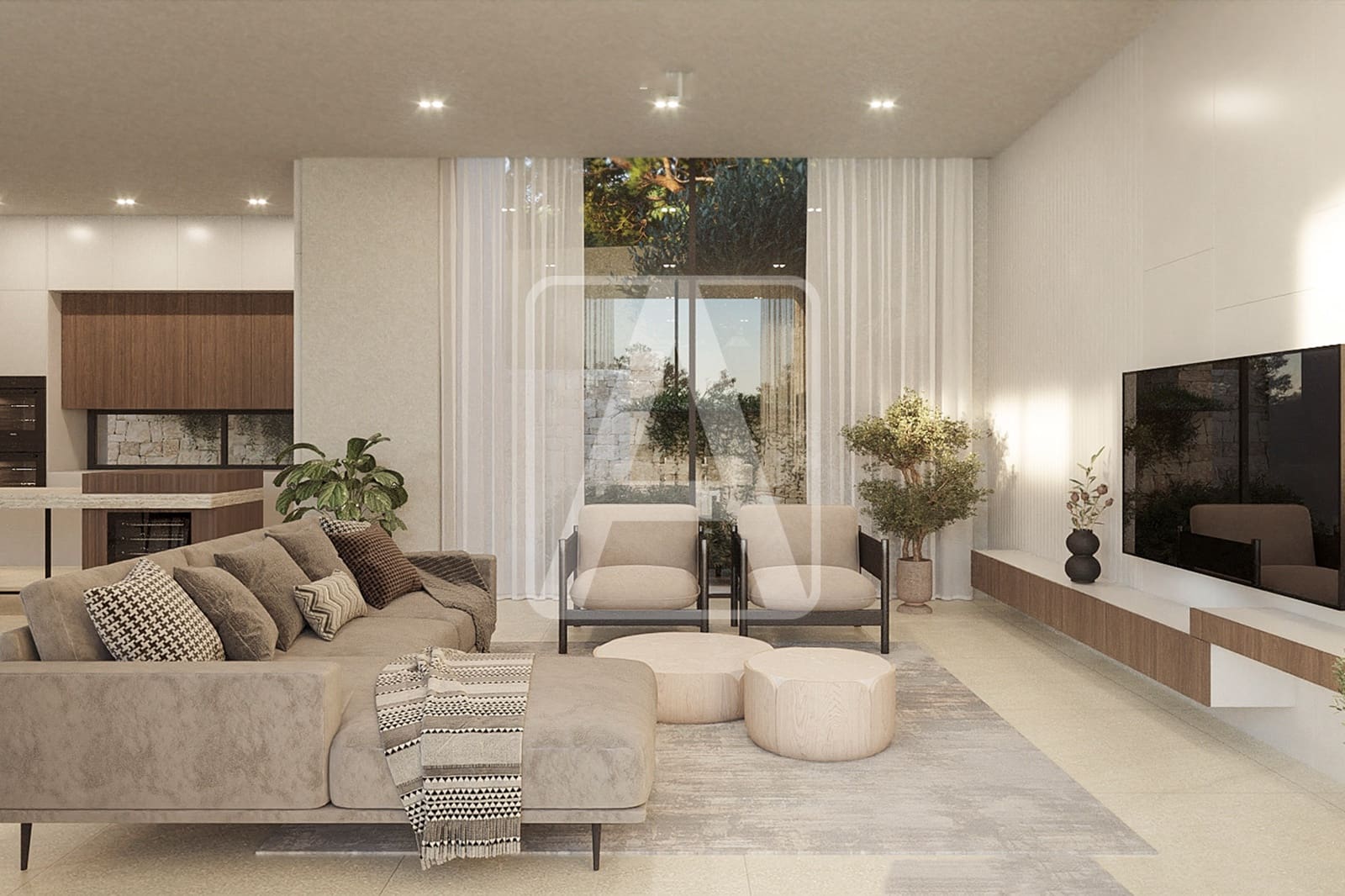 4 makuuhuone Huvila myytävänä paikassa Benissa mukana uima-altaan 
autotalli - 1 890 000 € (Ref: 9242482)