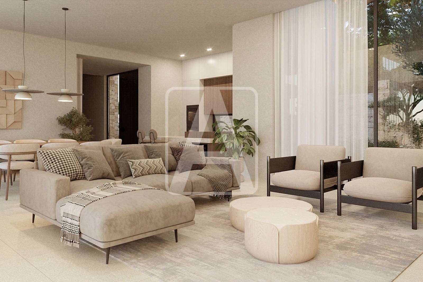 4 makuuhuone Huvila myytävänä paikassa Benissa mukana uima-altaan 
autotalli - 1 890 000 € (Ref: 9242482)