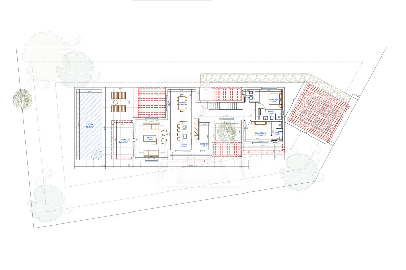 4 chambre Villa/Maison à vendre à Moraira avec piscine garage - 1 795 000 € (Ref: 9263917)