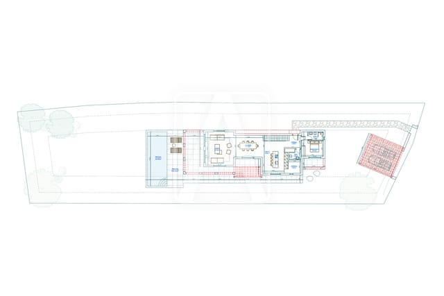 4 soverom Villa til salgs i Moraira, Teulada-Moraira med svømmebasseng garasje - € 1 965 000 (Ref: 9263918)