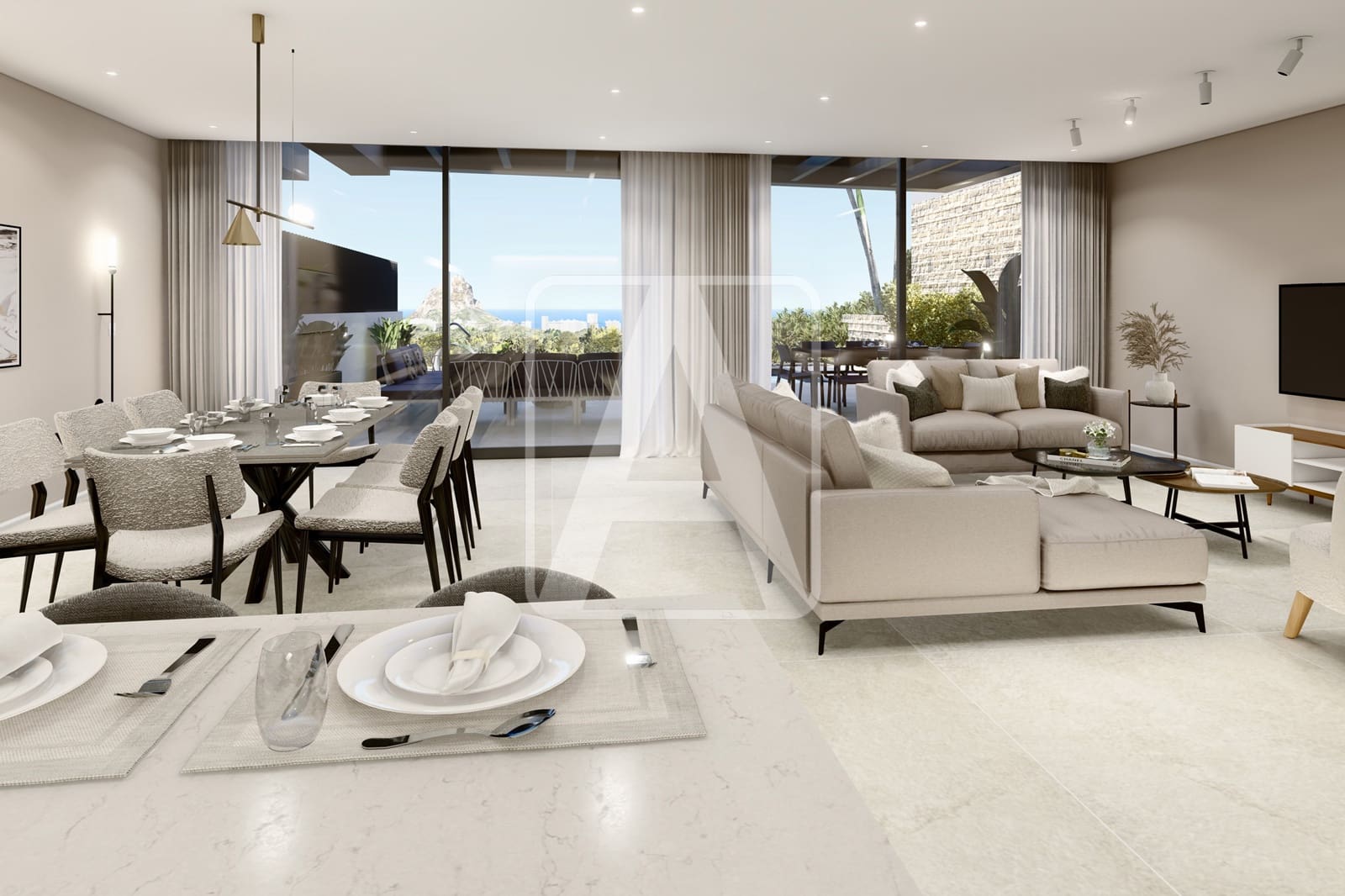 3 chambre Villa/Maison à vendre à Calpe / Calp avec piscine garage - 860 000 € (Ref: 9389847)