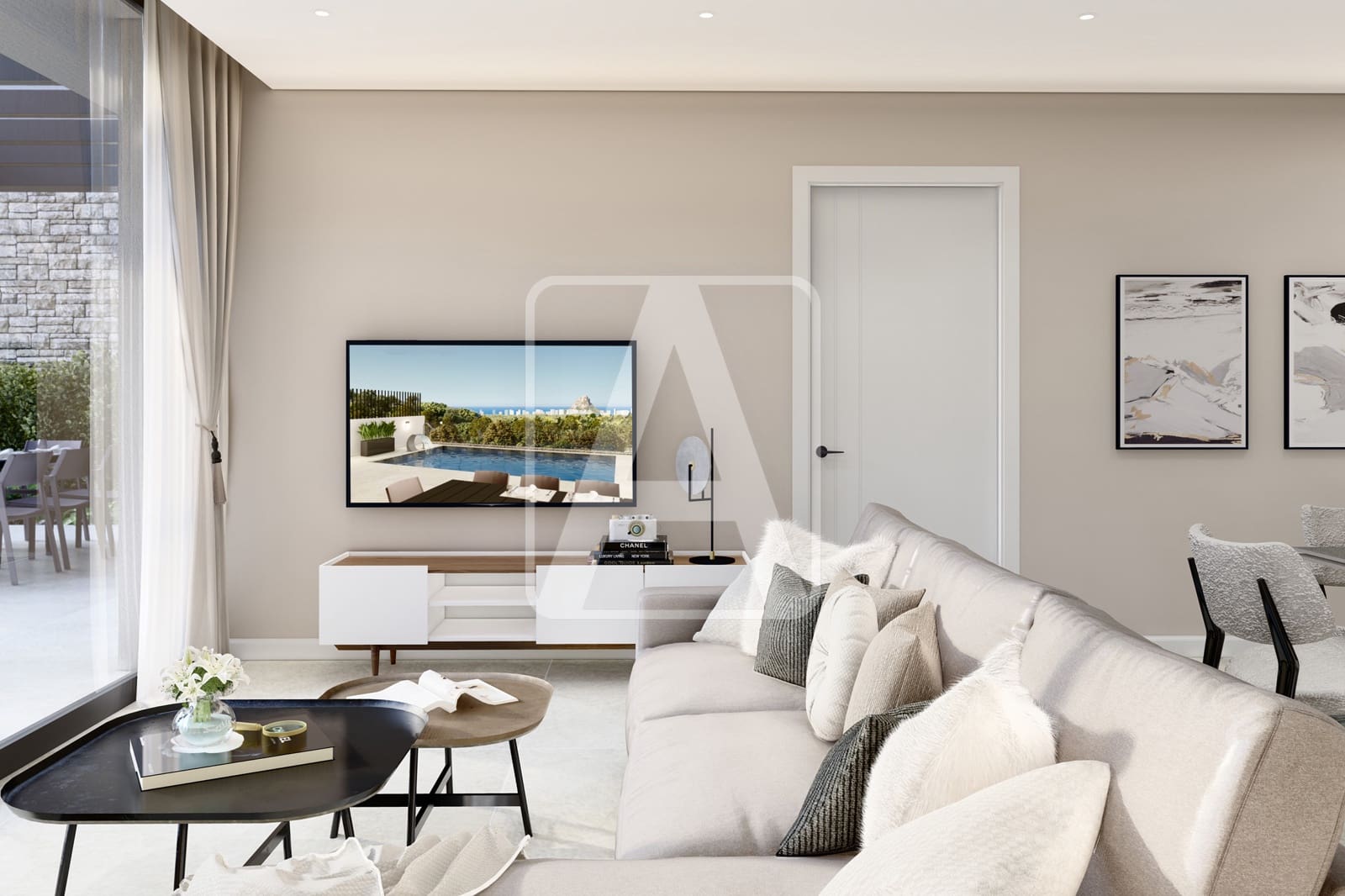 3 chambre Villa/Maison à vendre à Calpe / Calp avec piscine garage - 860 000 € (Ref: 9389847)