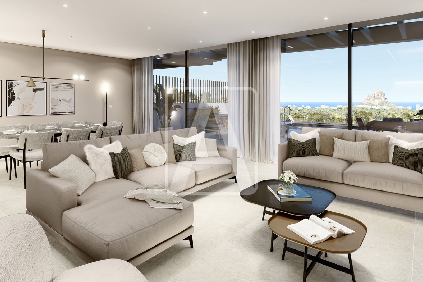 Chalet de 3 habitaciones en Calpe / Calp en venta con piscina garaje - 870.000 € (Ref: 9389849)