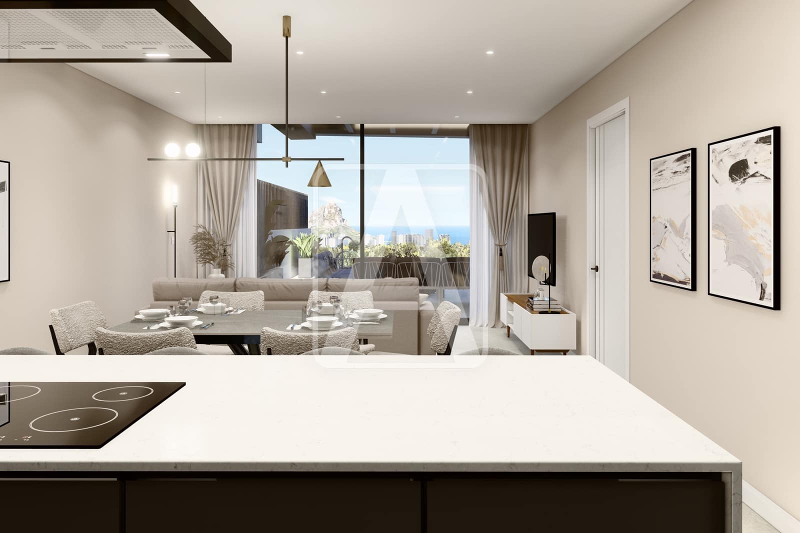 Chalet de 3 habitaciones en Calpe / Calp en venta con piscina garaje - 870.000 € (Ref: 9389849)