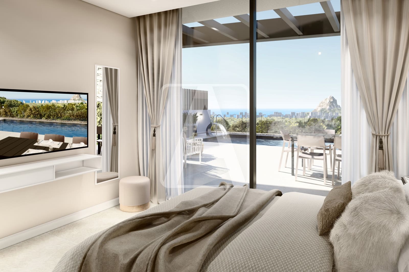 Chalet de 3 habitaciones en Calpe / Calp en venta con piscina garaje - 870.000 € (Ref: 9389849)