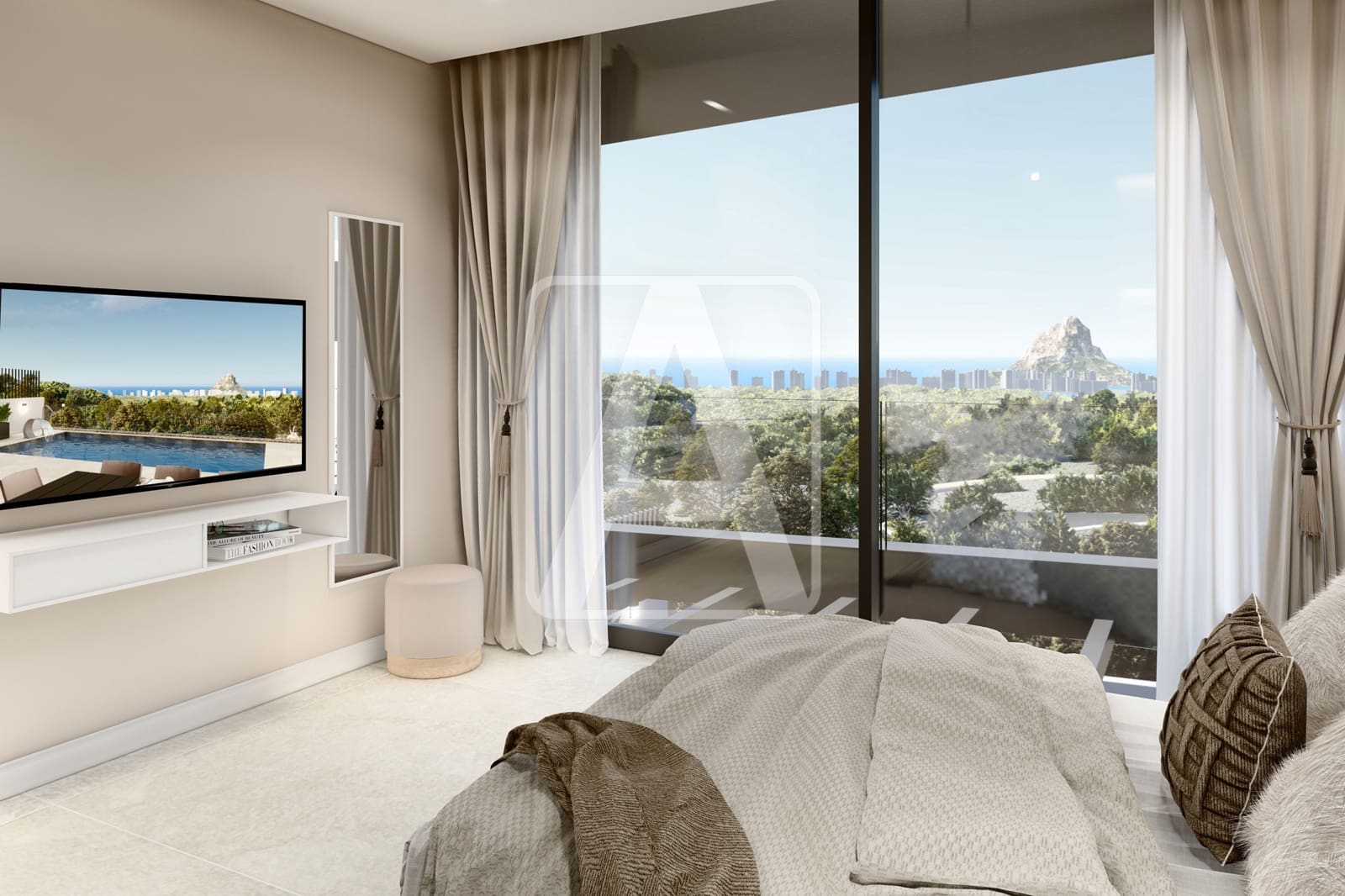 Chalet de 3 habitaciones en Calpe / Calp en venta con piscina garaje - 870.000 € (Ref: 9389849)