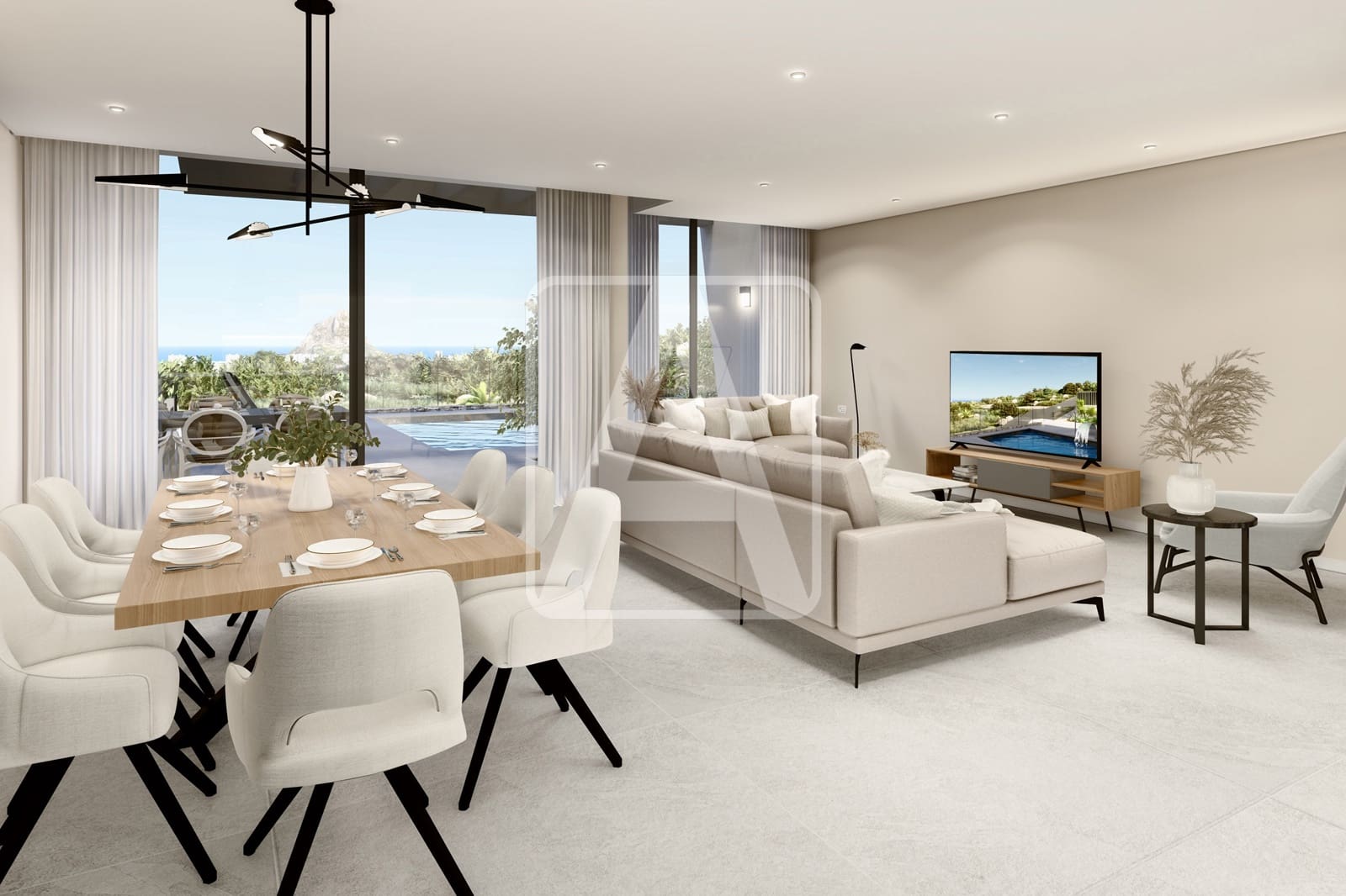 3 chambre Villa/Maison à vendre à Calpe / Calp avec piscine garage - 730 000 € (Ref: 9412780)