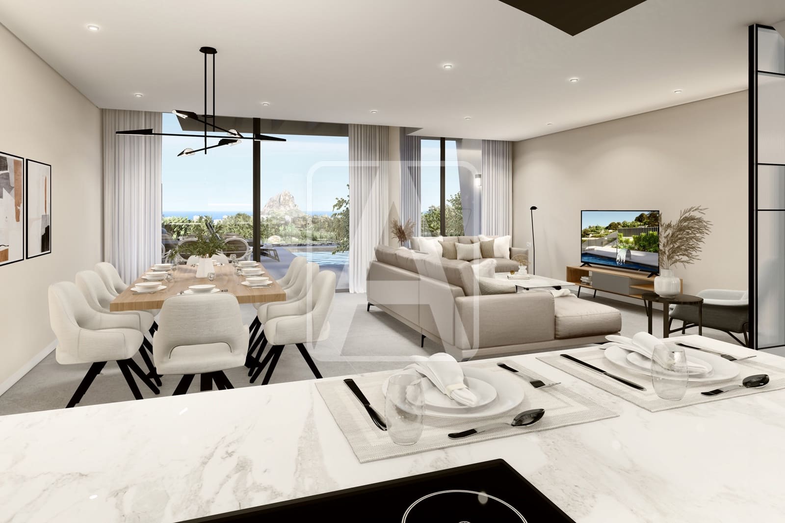 3 soverom Villa til salgs i Calpe / Calp med svømmebasseng garasje - € 770 000 (Ref: 9412785)