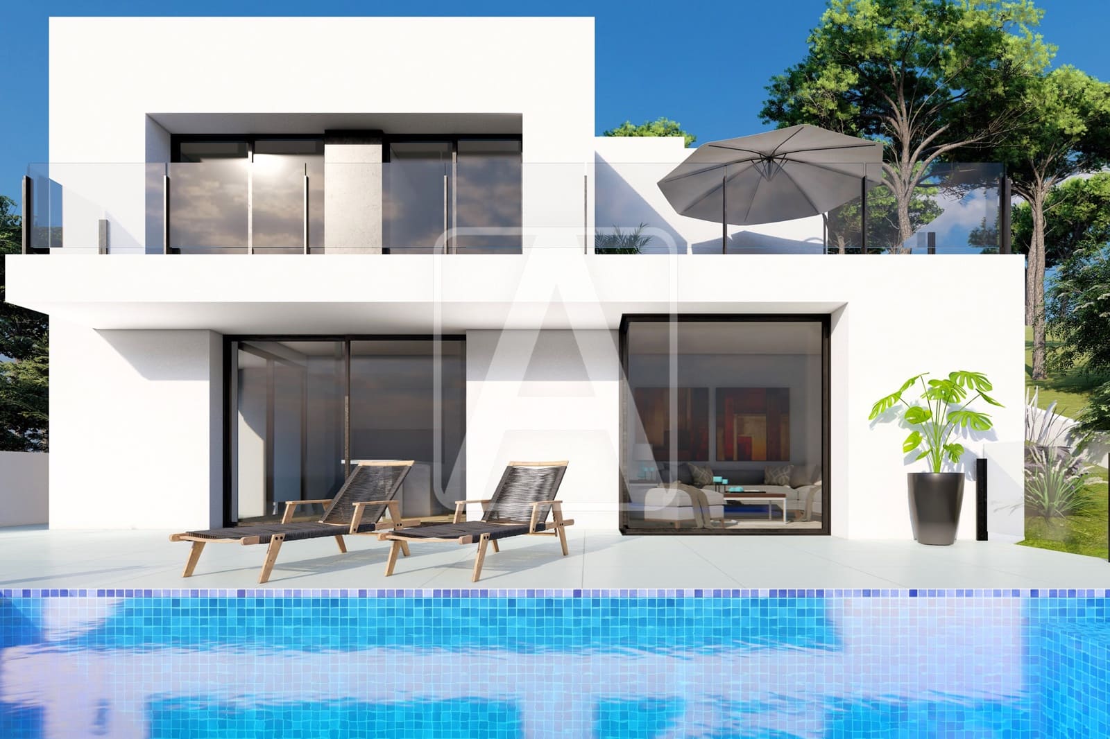 2 camera da letto Villa in vendita in Cumbre del Sol con piscina garage - 739.000 € (Rif: 9412786)