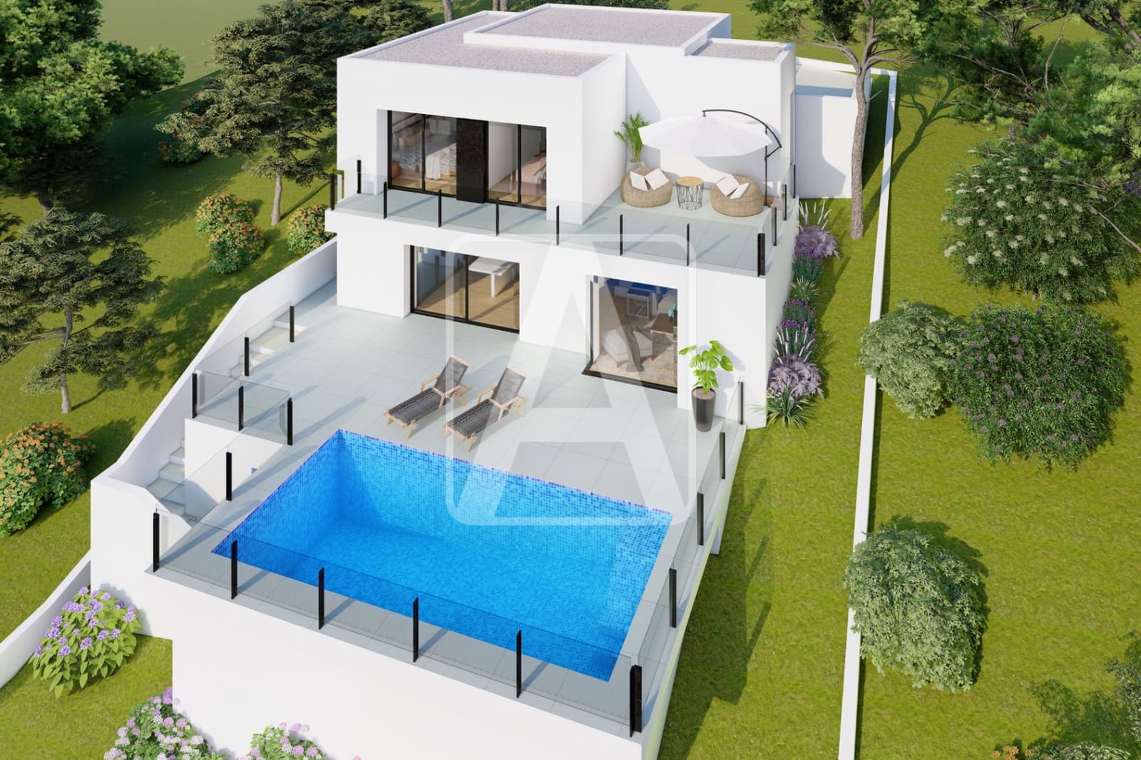 2 camera da letto Villa in vendita in Cumbre del Sol con piscina garage - 739.000 € (Rif: 9412786)