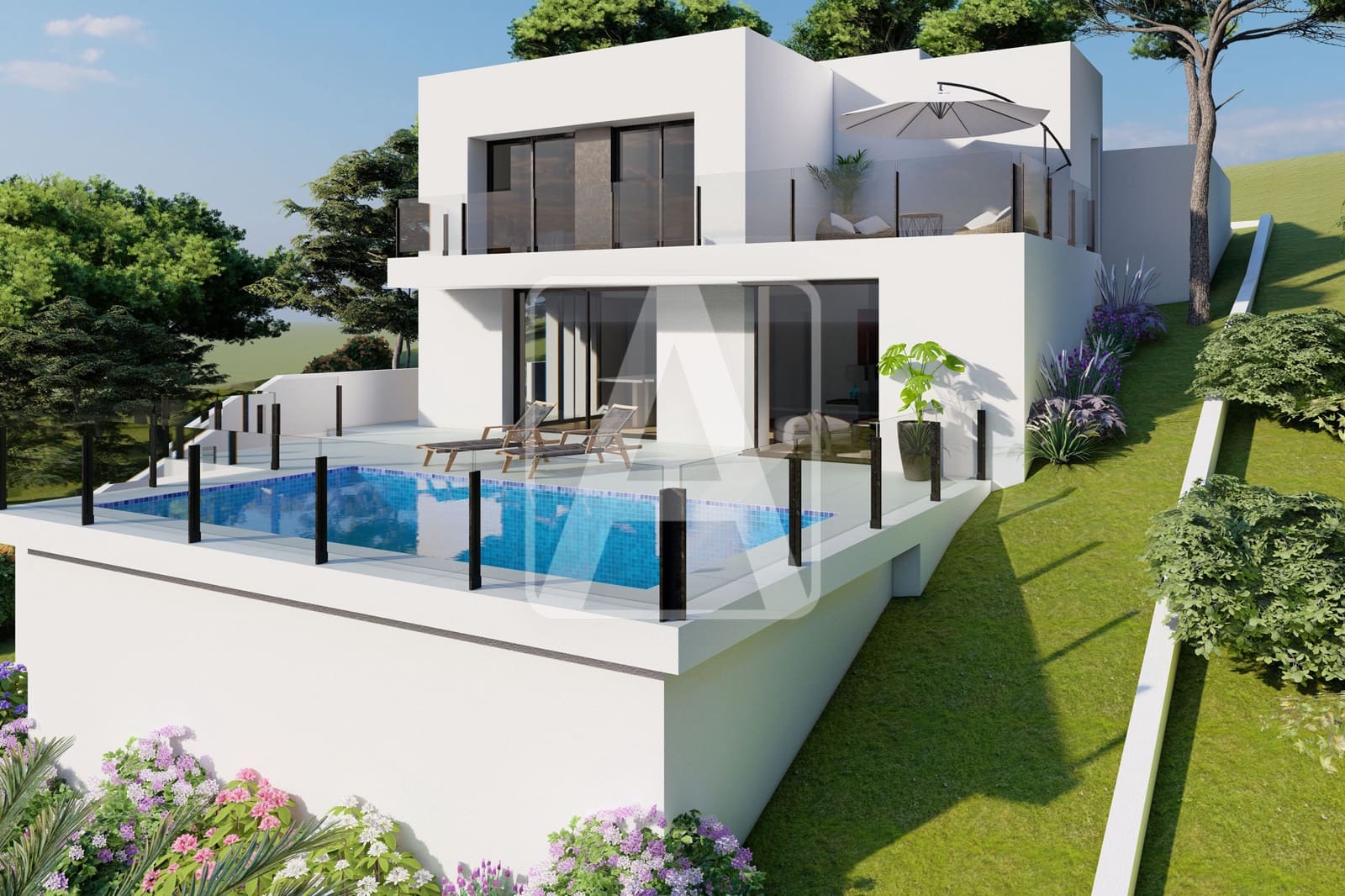 2 camera da letto Villa in vendita in Cumbre del Sol con piscina garage - 739.000 € (Rif: 9412786)