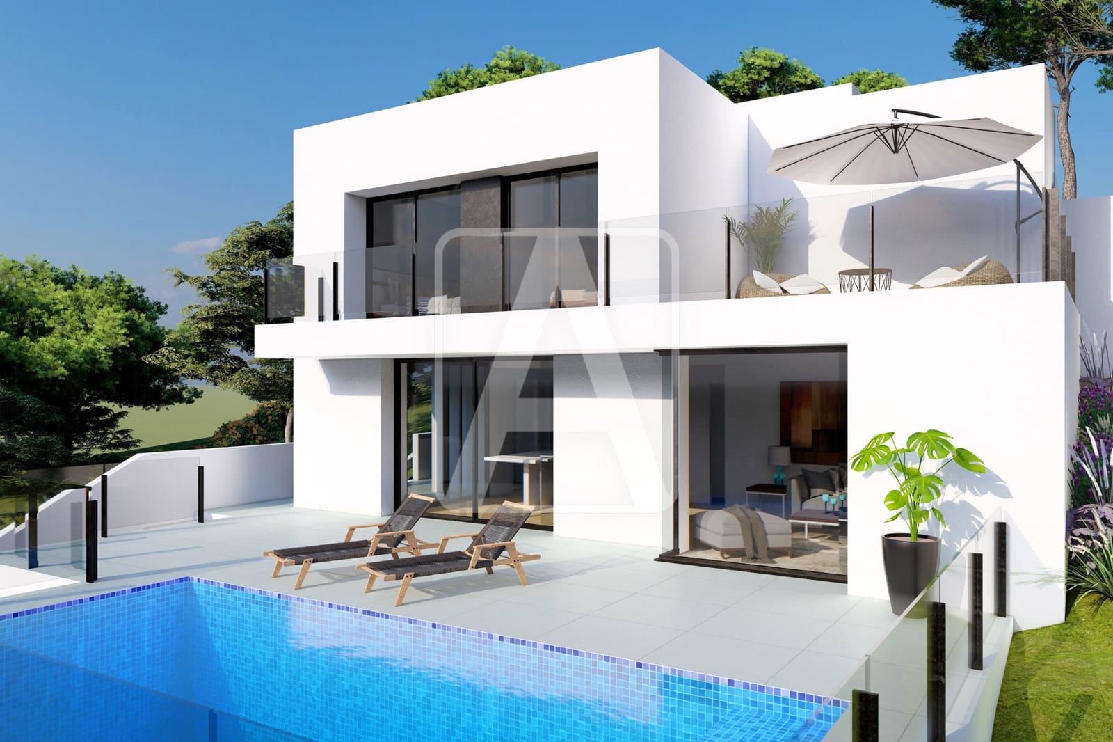 2 camera da letto Villa in vendita in Cumbre del Sol con piscina garage - 739.000 € (Rif: 9412786)