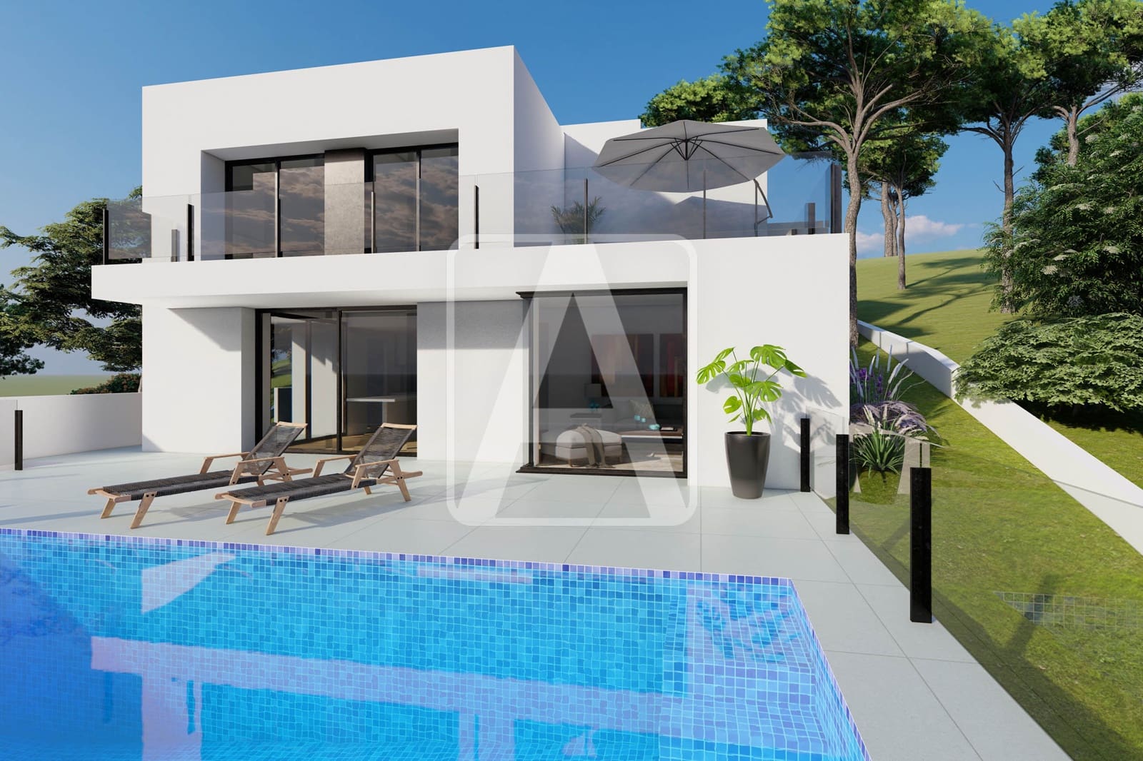 2 camera da letto Villa in vendita in Cumbre del Sol con piscina garage - 739.000 € (Rif: 9412786)