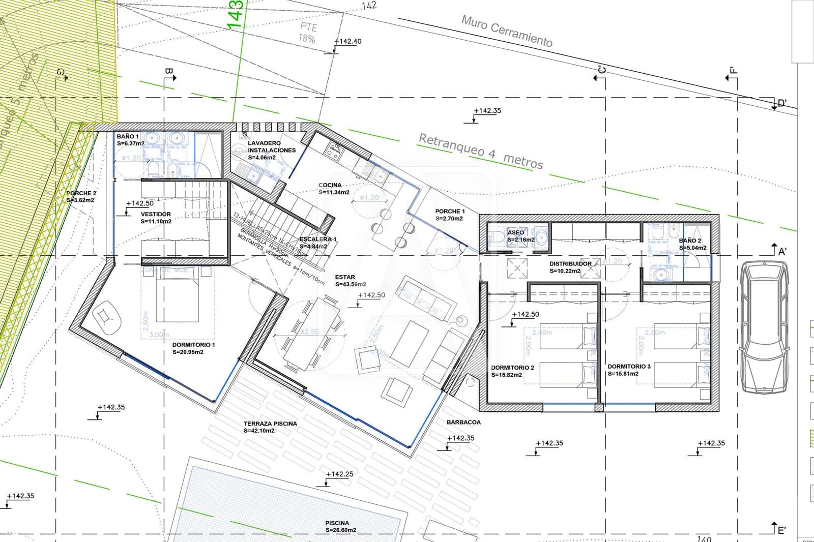 4 sypialnia Willa na sprzedaż w Benissa z basenem garażem - 1 150 000 € (Ref: 9438974)