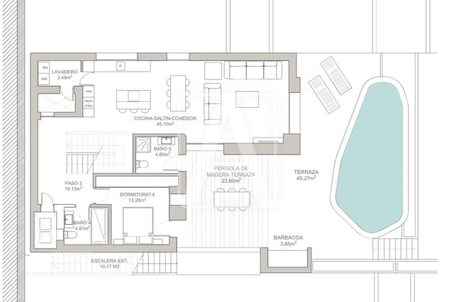 4 soveværelse Villa til salg i Benissa med swimmingpool garage - € 1.150.000 (Ref: 9494139)