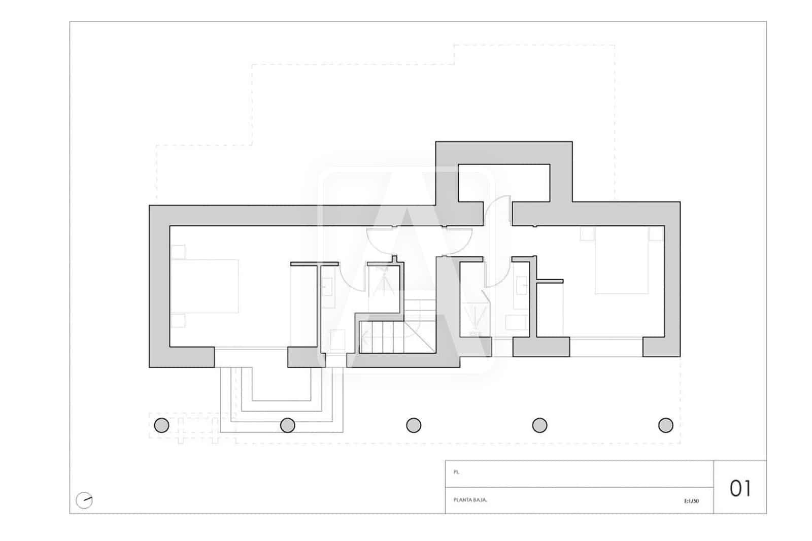 4 makuuhuone Huvila myytävänä paikassa Calpe / Calp mukana uima-altaan 
autotalli - 1 149 000 € (Ref: 9542104)