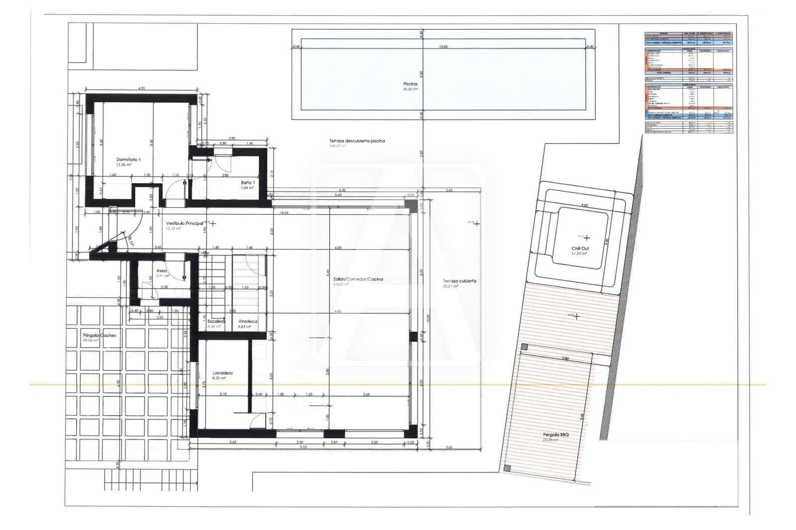 4 makuuhuone Huvila myytävänä paikassa Moraira mukana uima-altaan 
autotalli - 1 575 000 € (Ref: 9553208)