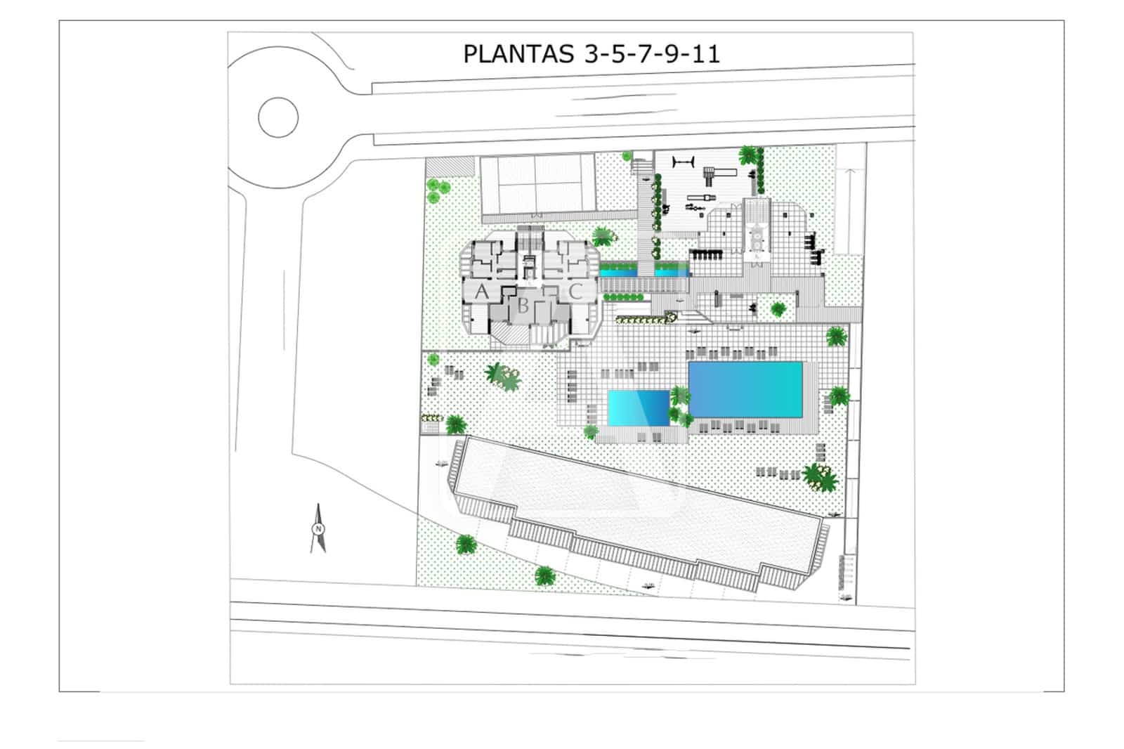 3 soveværelse Lejlighed til salg i Calpe / Calp med swimmingpool garage - € 600.000 (Ref: 9553209)