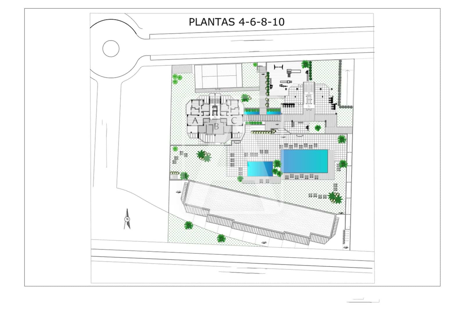 3 soveværelse Lejlighed til salg i Calpe / Calp med swimmingpool garage - € 670.000 (Ref: 9553210)