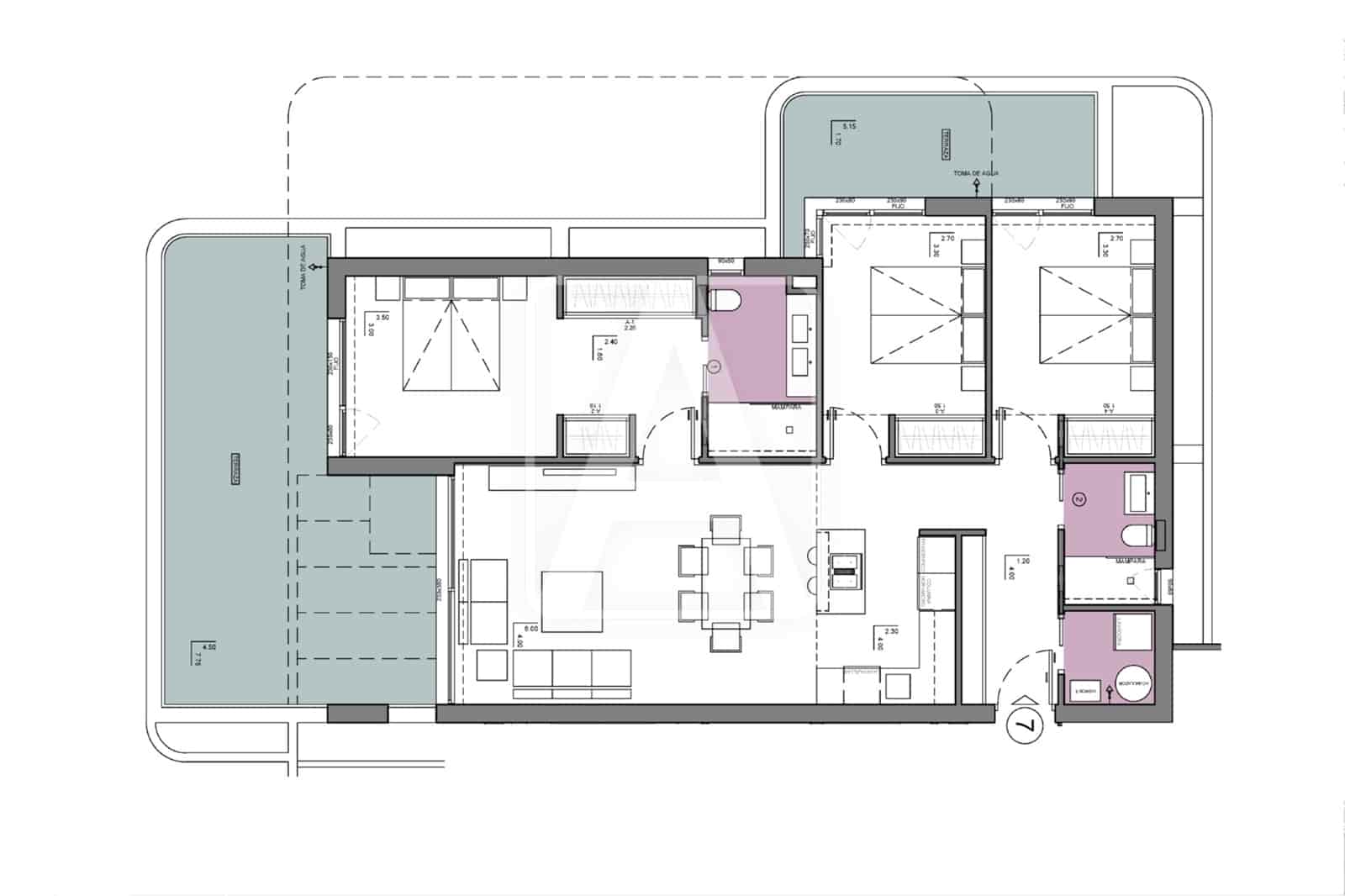 3 chambre Appartement à vendre à Calpe / Calp avec piscine garage - 760 000 € (Ref: 9553211)