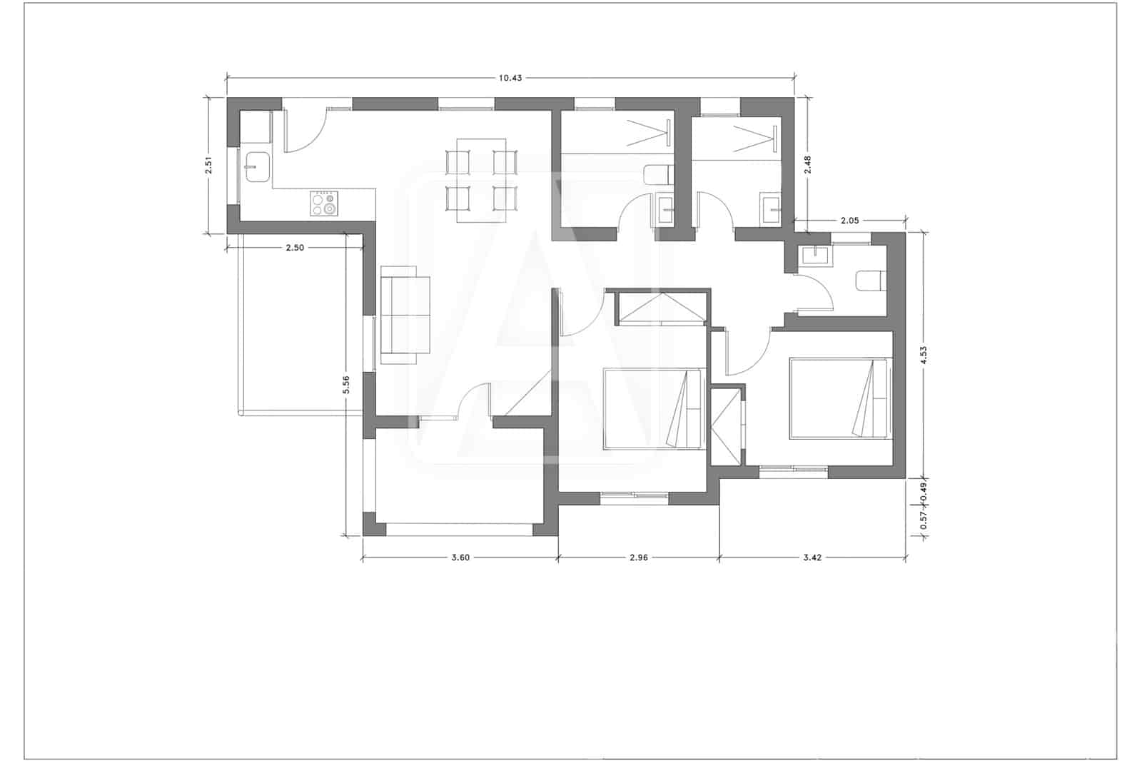 2 sypialnia Willa na sprzedaż w Calpe / Calp z basenem garażem - 679 000 € (Ref: 9673575)