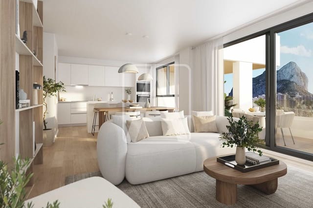 3 makuuhuone Huoneisto myytävänä paikassa Calpe / Calp mukana uima-altaan 
autotalli - 467 000 € (Ref: 9685882)