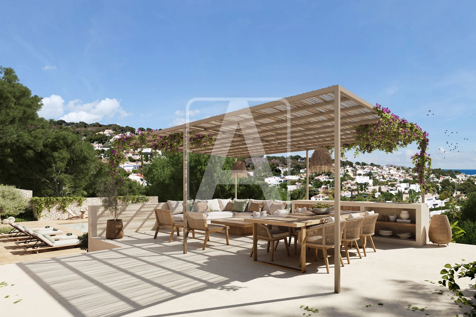 4 soverom Villa til salgs i Benissa med svømmebasseng garasje - € 2 250 000 (Ref: 9769046)