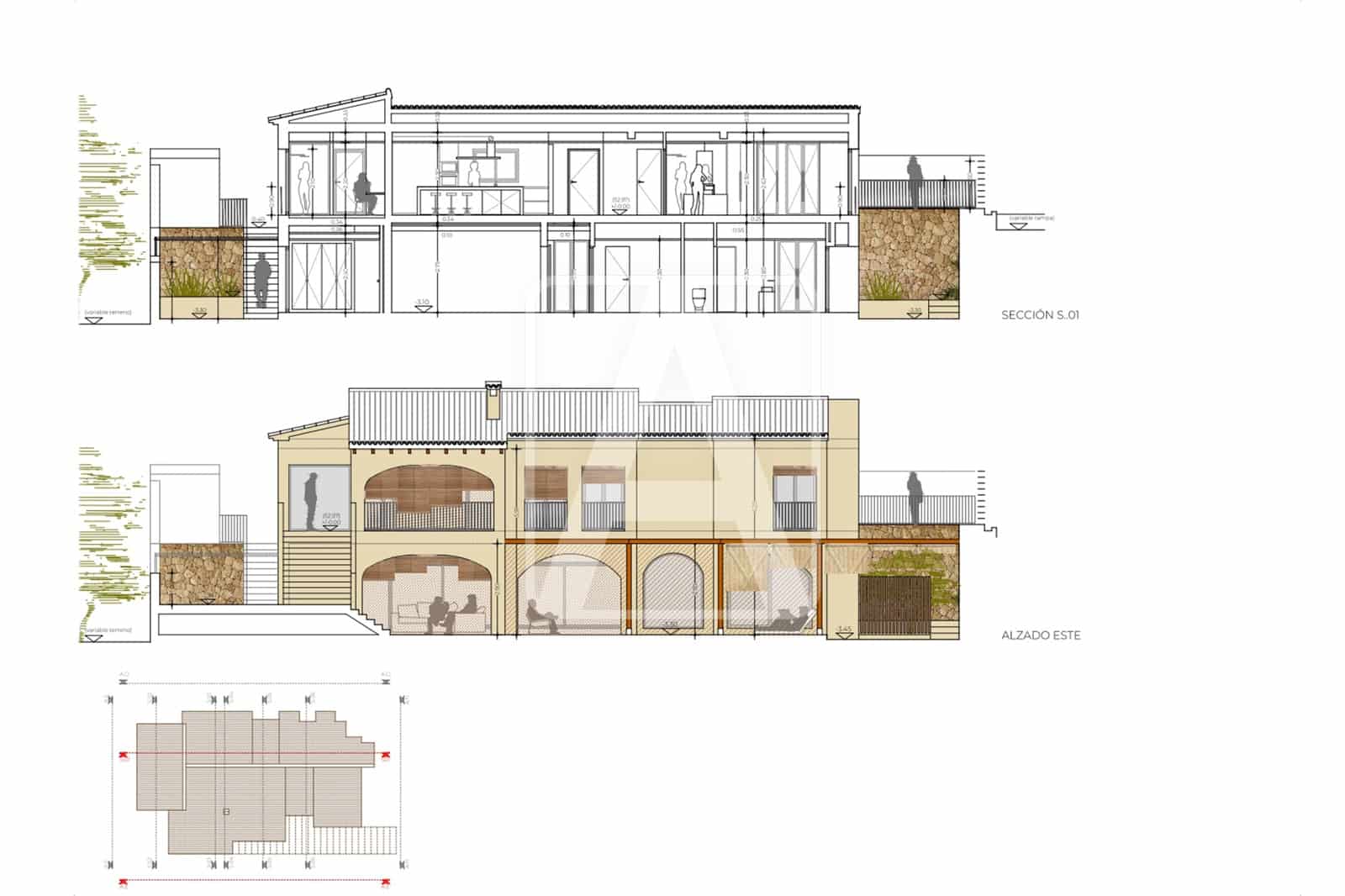 4 soverom Villa til salgs i Benissa med svømmebasseng garasje - € 2 250 000 (Ref: 9769046)