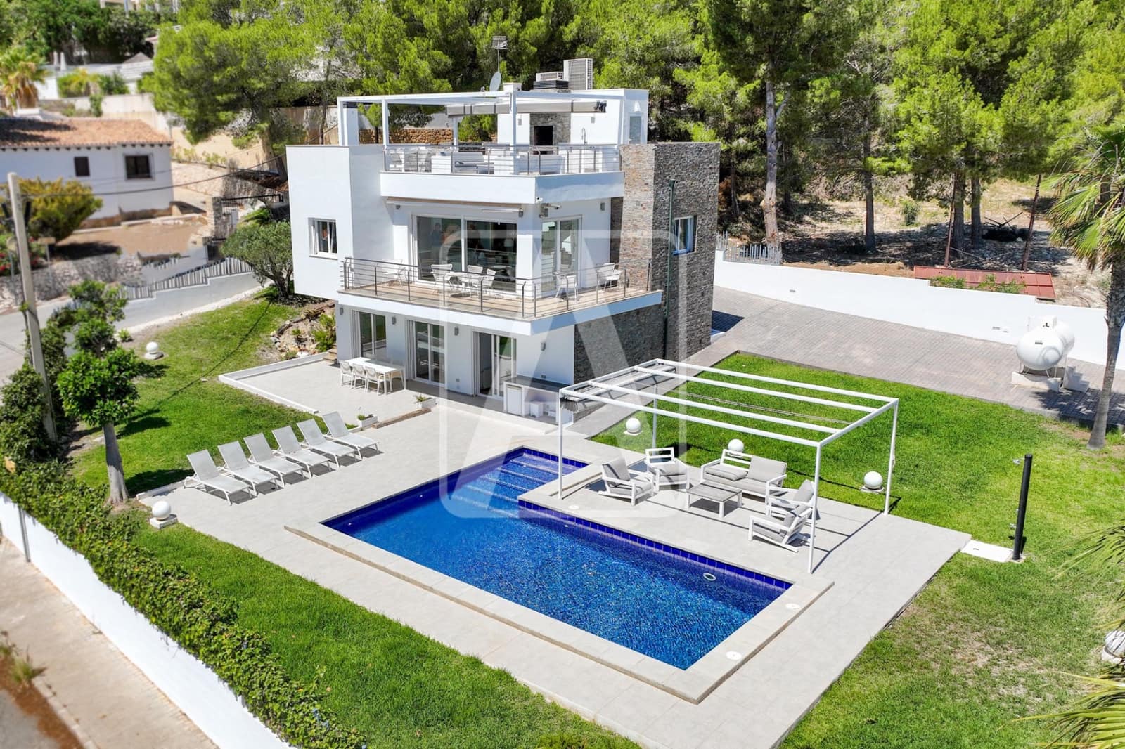 3 makuuhuone Huvila myytävänä paikassa Moraira mukana uima-altaan 
autotalli - 925 000 € (Ref: 9906594)