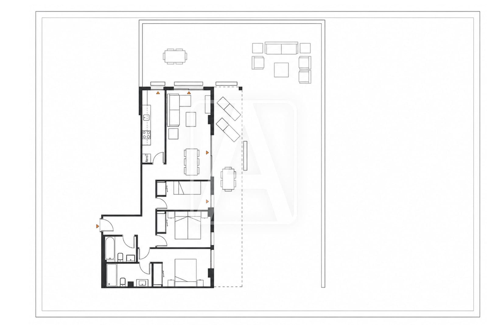 3 soverom Leilighet til salgs i Calpe / Calp med svømmebasseng garasje - € 620 000 (Ref: 9956648)