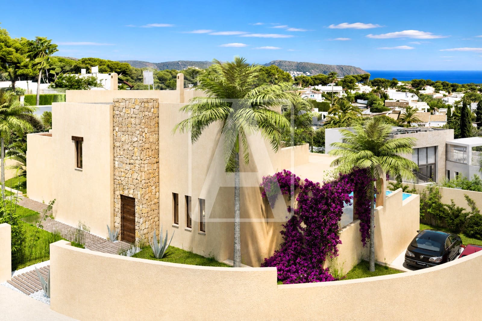 Chalet de 4 habitaciones en Moraira en venta con piscina garaje - 2.225.000 € (Ref: 9997919)