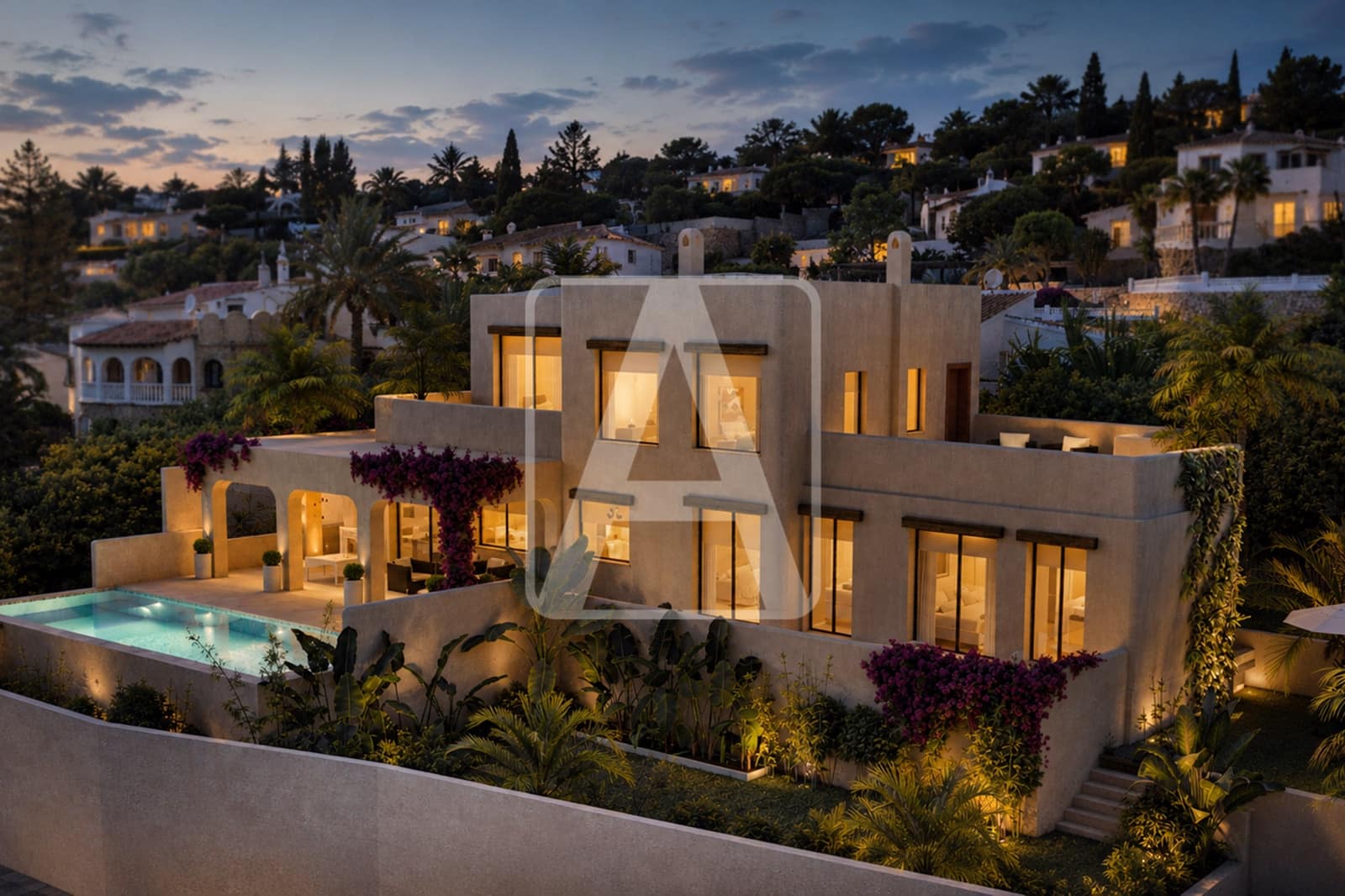 Chalet de 4 habitaciones en Moraira en venta con piscina garaje - 2.225.000 € (Ref: 9997919)